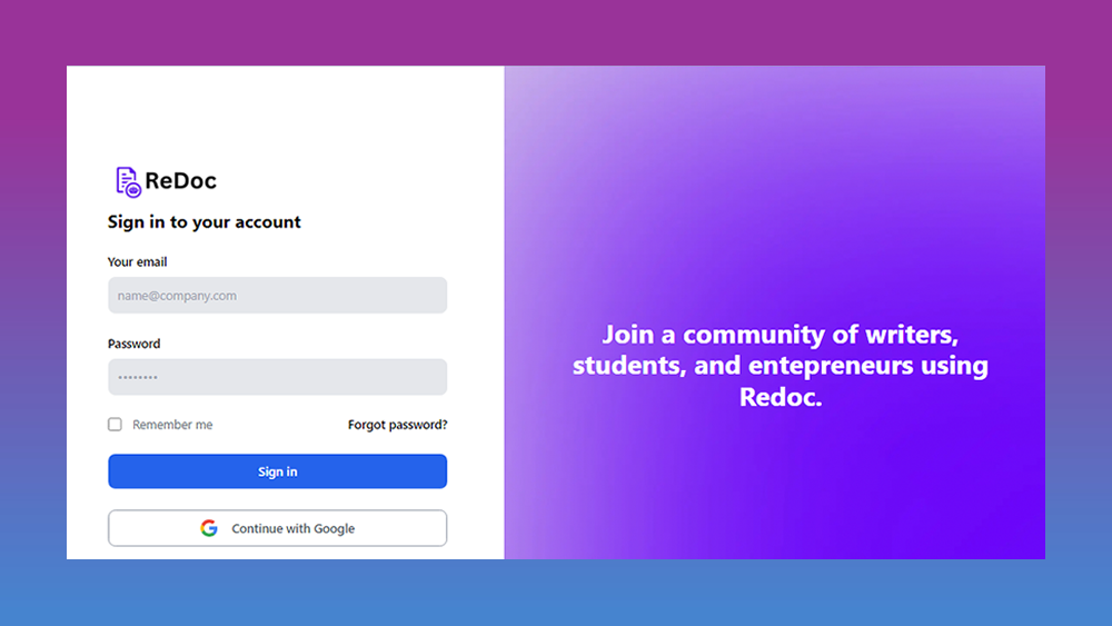 ReDoc | FuturePedia