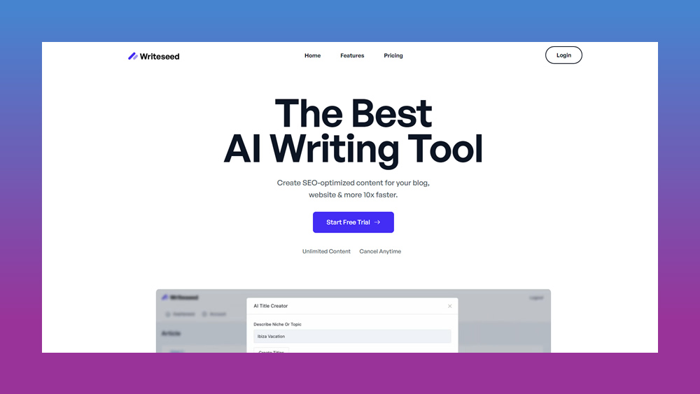 Writeseed AI