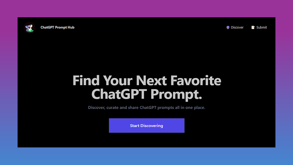 Chat GPT Prompt Hub AI