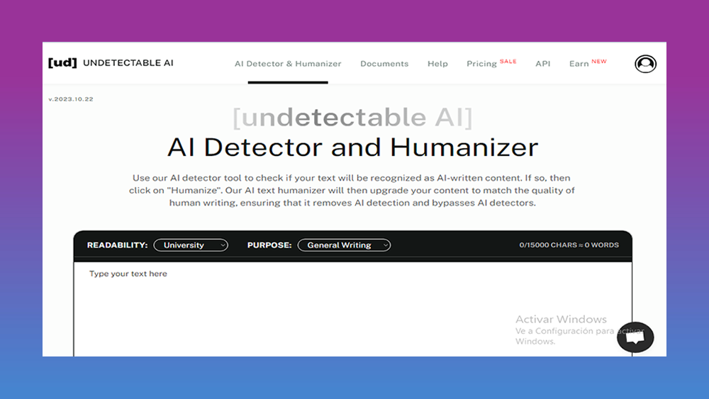 Undetectable AI