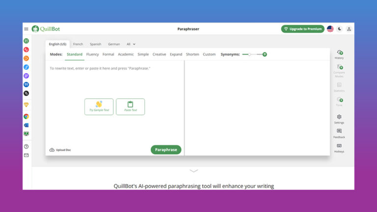 Quillbot Paraphraser AI
