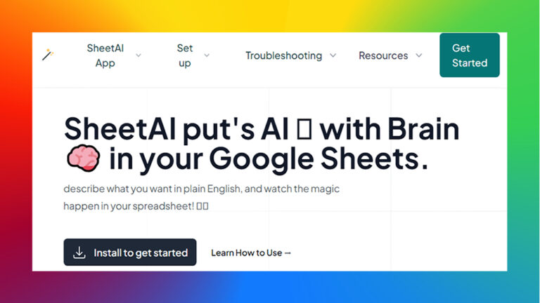 Sheet AI app