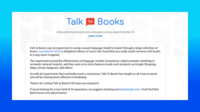 Talk To Books