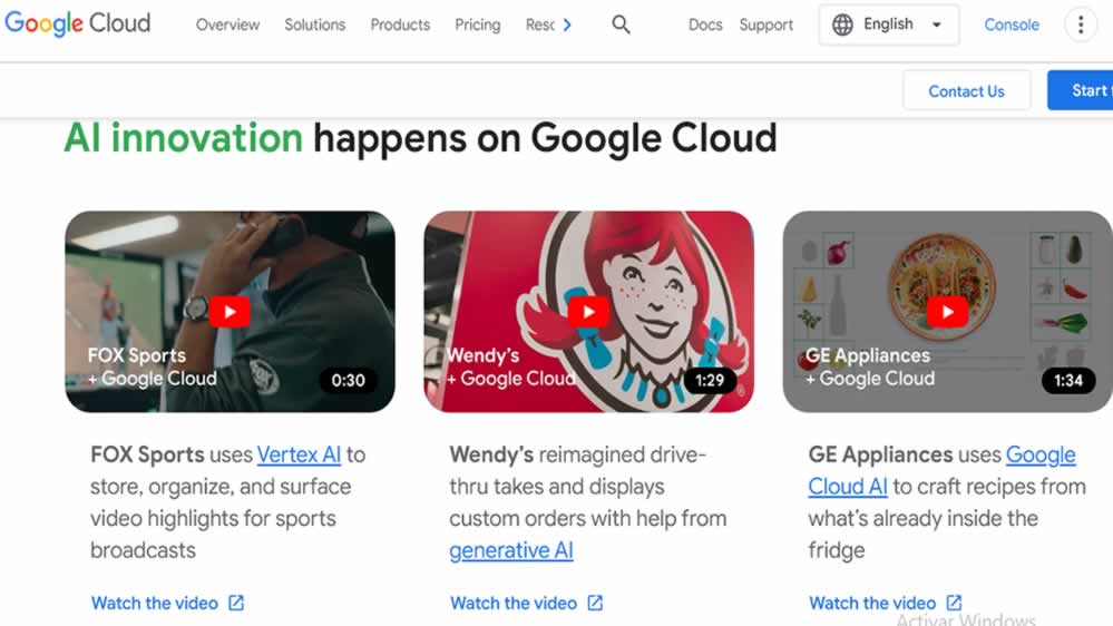 Inteligencia artificial 1 de Google Cloud