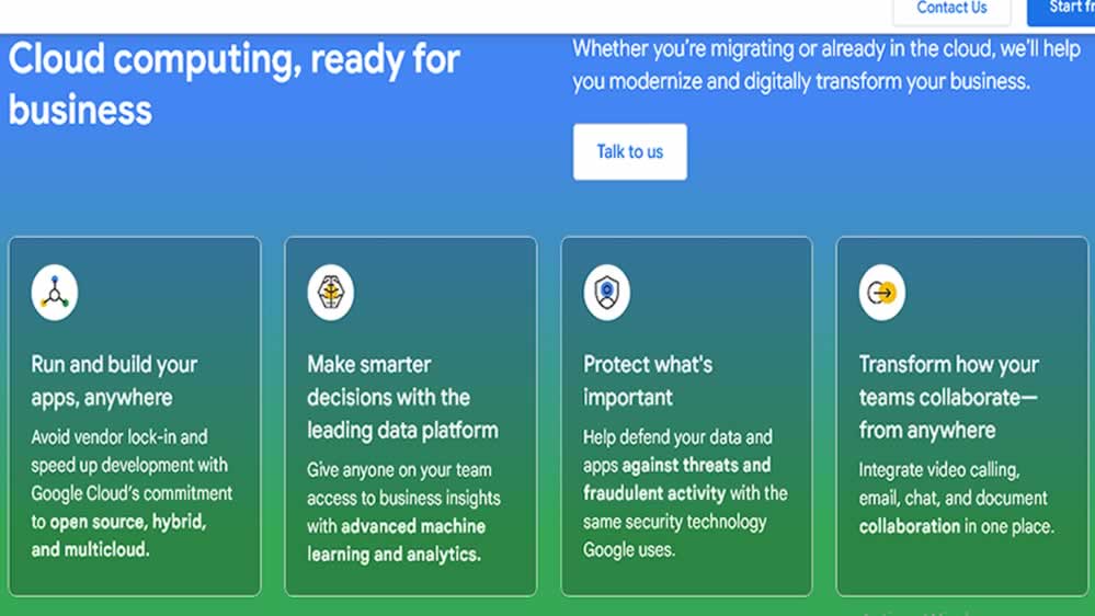 Inteligencia artificial 2 de Google Cloud