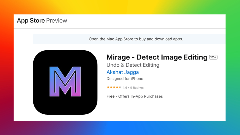 Mirage - Detect Image Editing