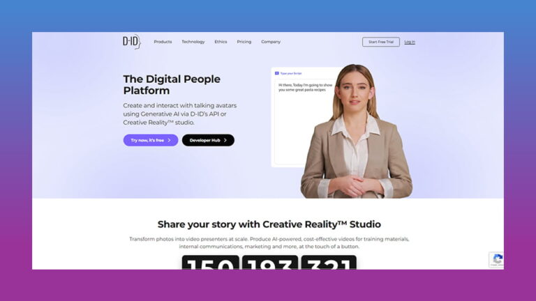D-ID's Amazing Avatar Video Generation