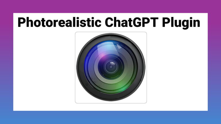 Photorealistic ChatGPT Plugin