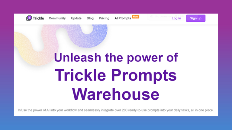 Trickle AI: Prompts Warehouse