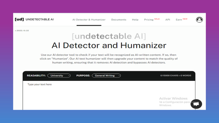 Undetectable AI