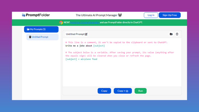 PromptFolder