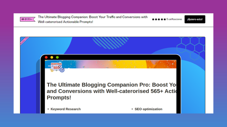 Ultimate Blogging Companion