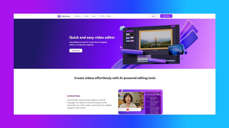 Clipchamp AI