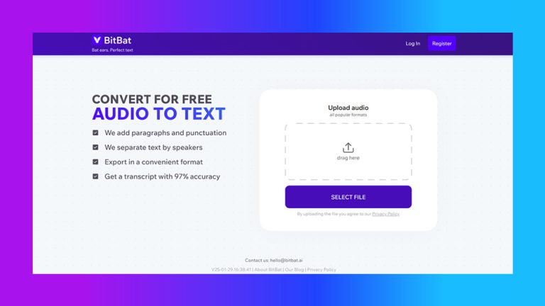 BitBat: Outil de transcription IA pour journalistes et créateurs de contenu