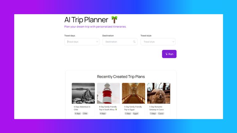 AI Trip Planner: Révolutionner la planification de voyages grâce à l'intelligence artificielle