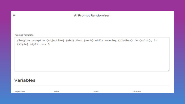AI Prompt Randomizer