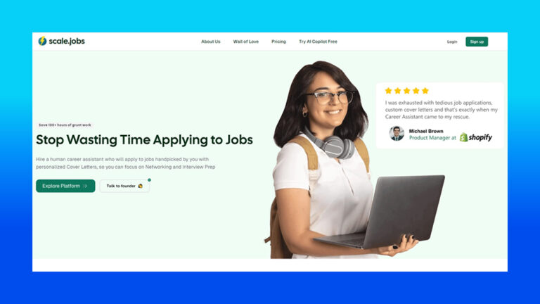 Scale.jobs: assumi un assistente umano per la carriera per la tua ricerca di lavoro