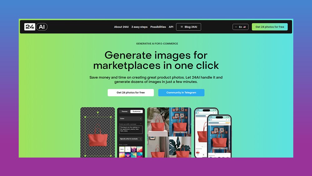 24AI: Generate images for marketplaces in one click