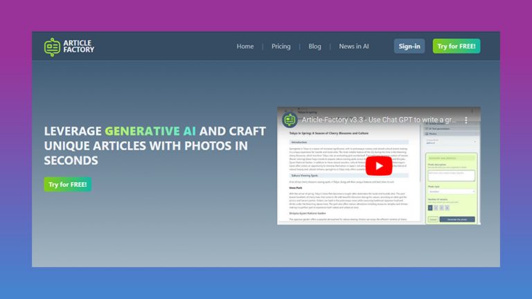 Article Factory AI