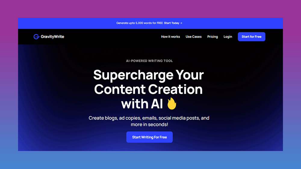 GravityWrite AI