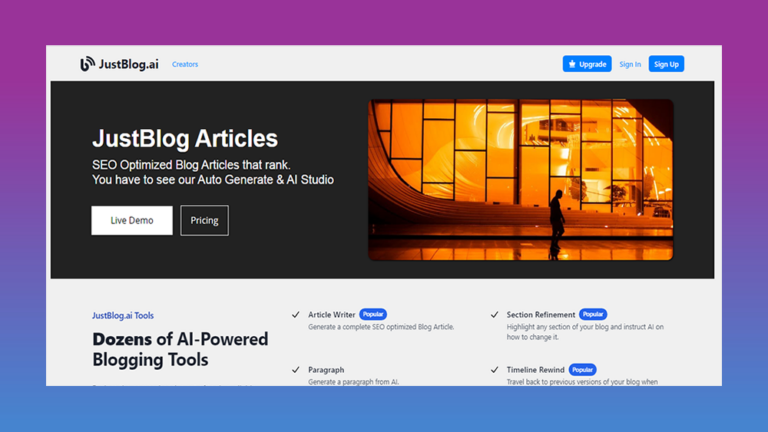 JustBlog AI