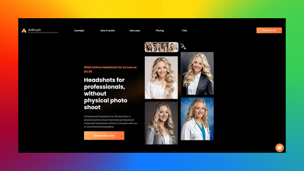 AirBrush AI Headshots