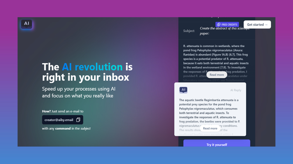 Alby email AI