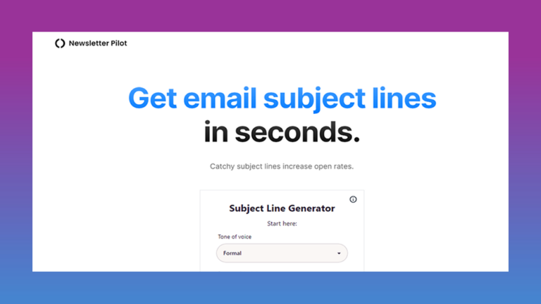 Subject Line Generator AI