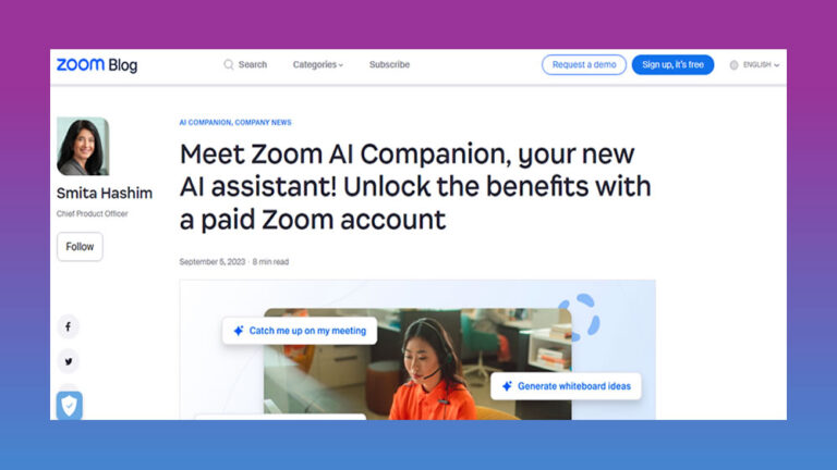 Zoom IQ AI