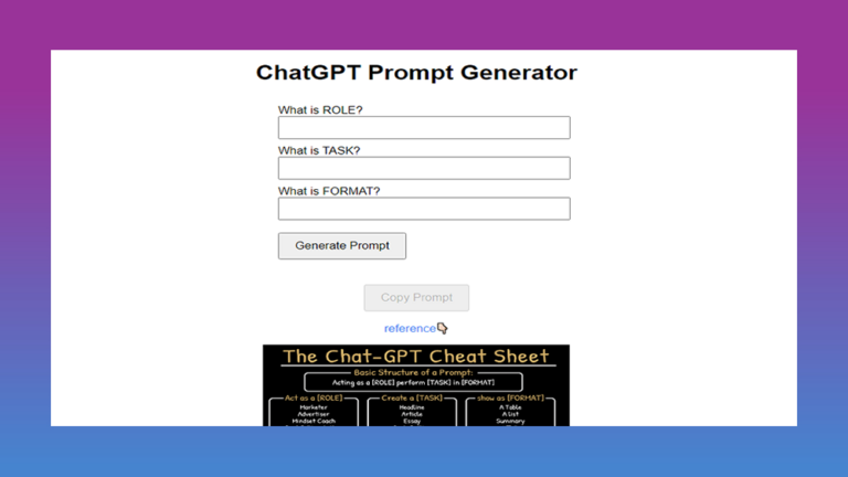 ChatGPT Prompt Generator