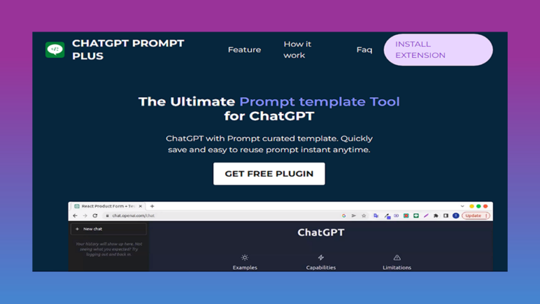 ChatGPT Prompt Plus AI