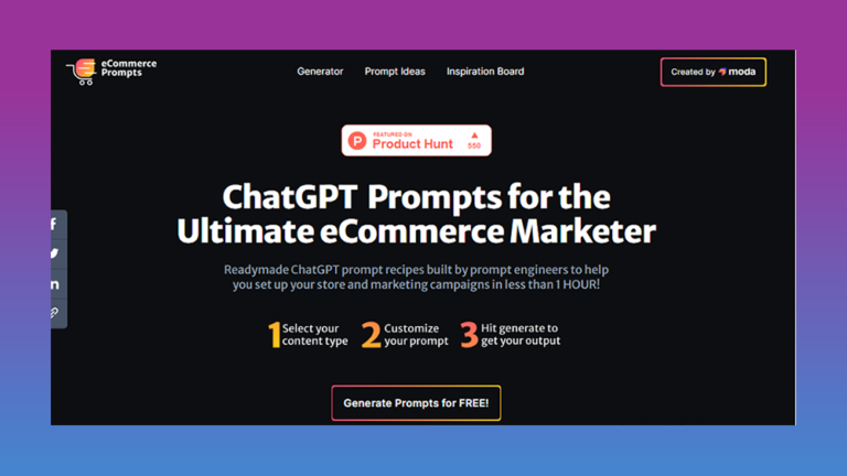 ECommerce Prompt Generator AI