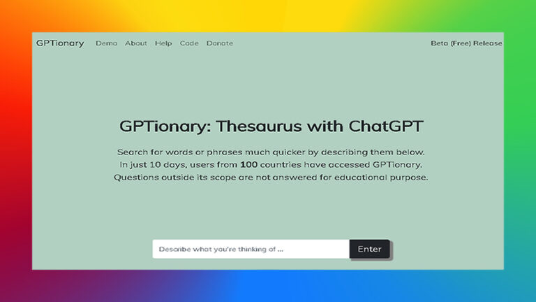GPTionary AI