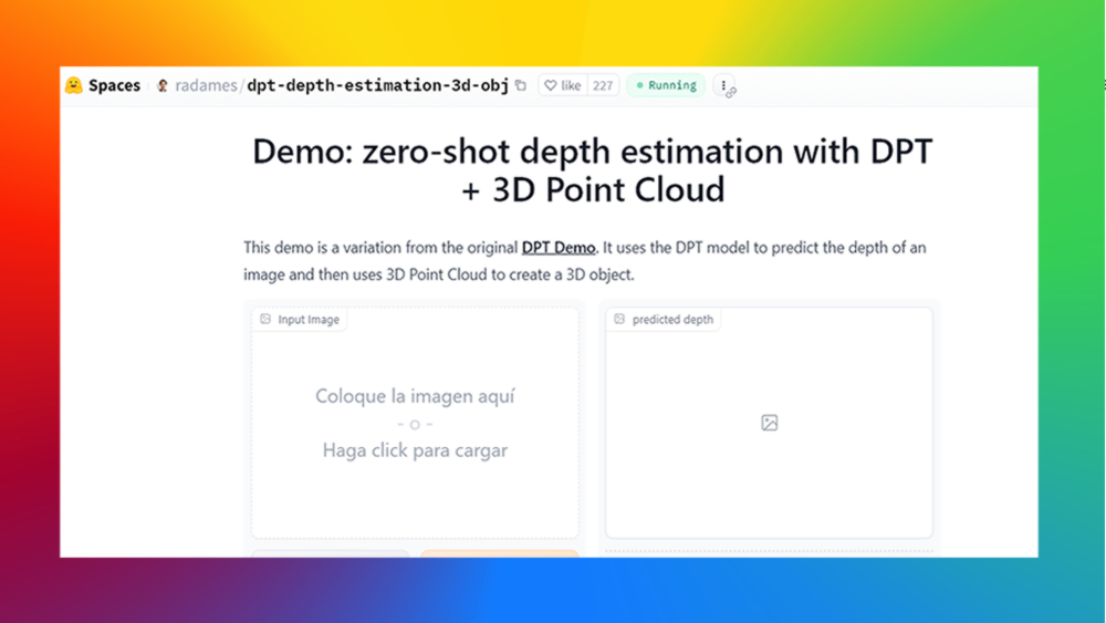 DPT Depth Estimation