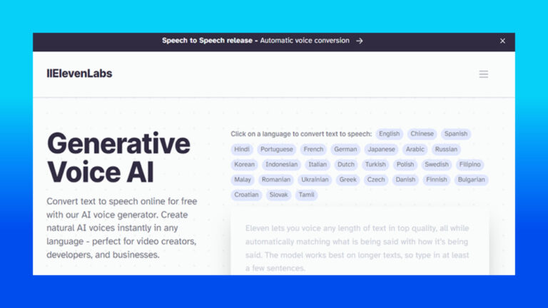 ElevenLabs AI