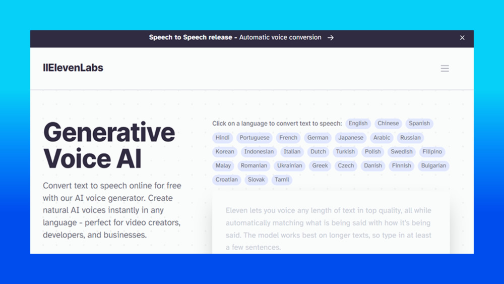 ElevenLabs AI