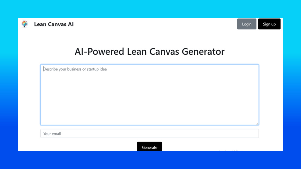 Lean Canvas AI