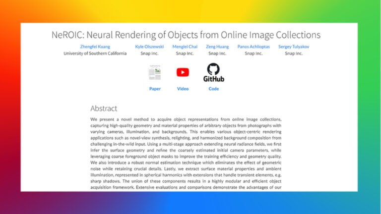 NeROIC - Best for Detailed Model Crafting AI