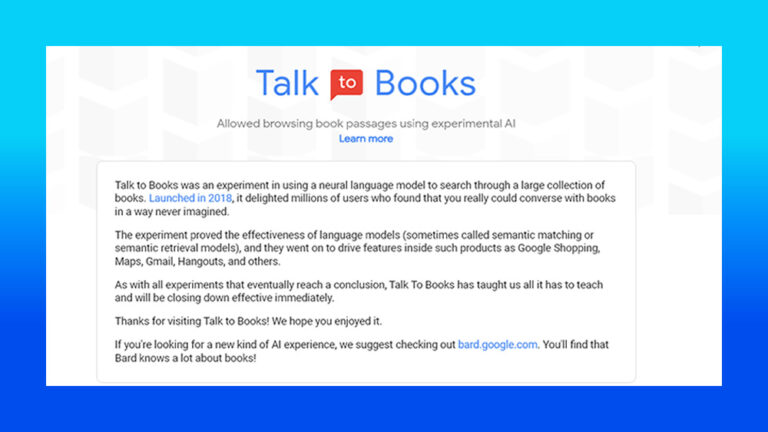 Talk To Books AI