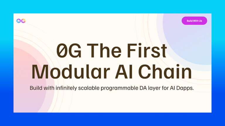 0G AI Modular Chain