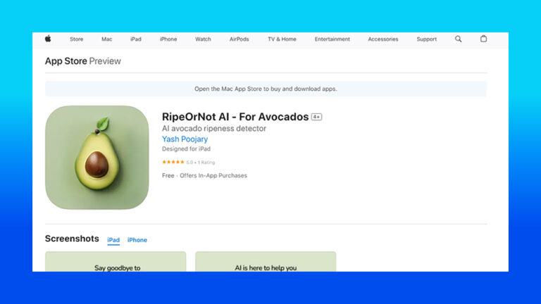 RipeOrNot AI (For Avocados)