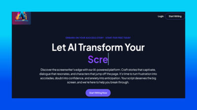 Screenwriting AI