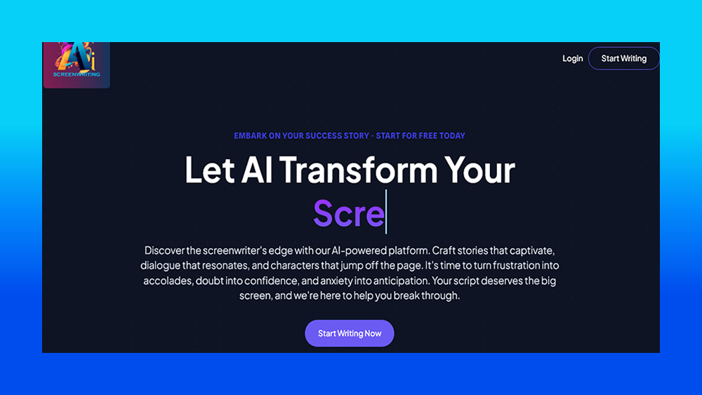 Screenwriting AI