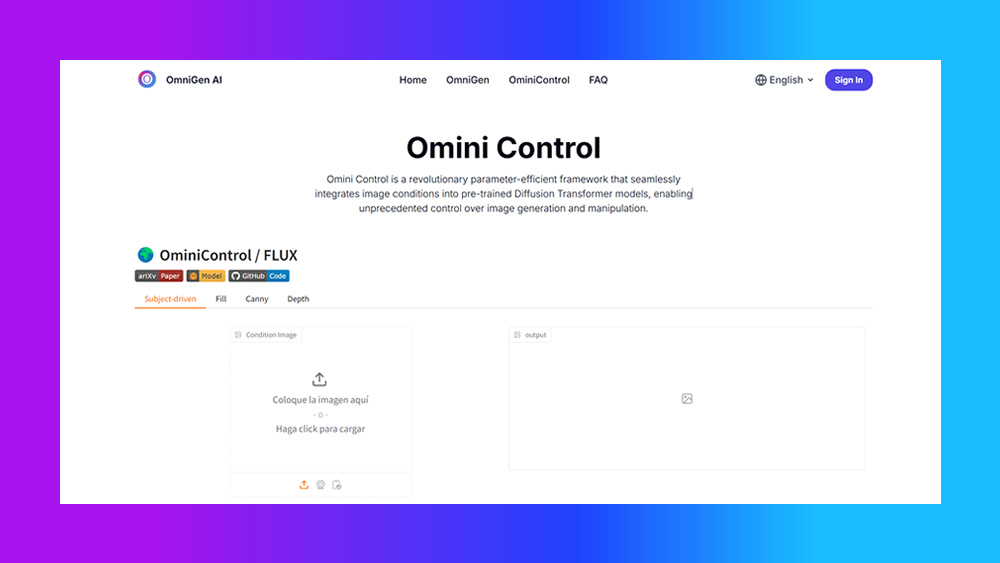 Omini Control: A New Era in Image Generation with Diffusion Transformers